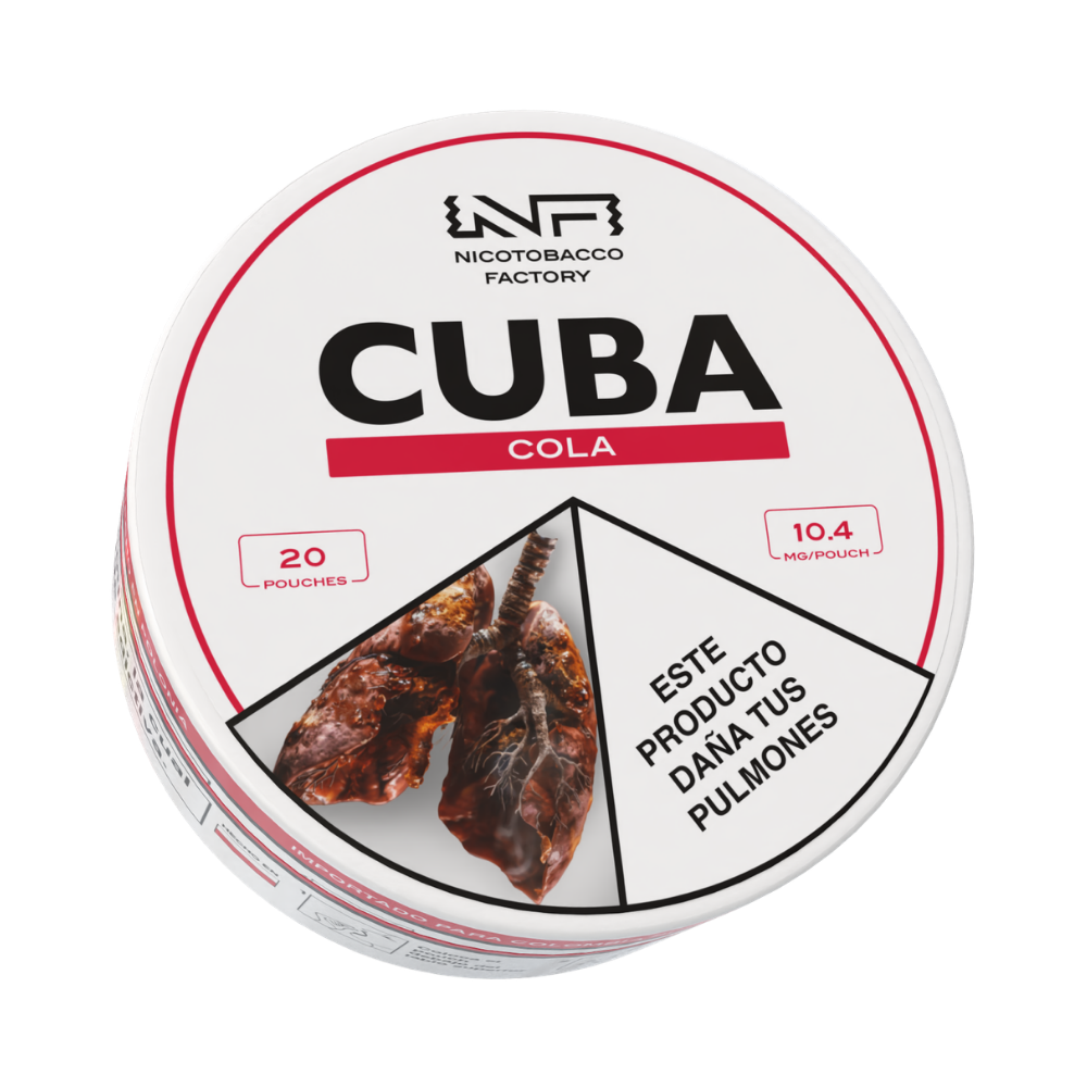 Lata de Cuba Cola Nicotine Pouches