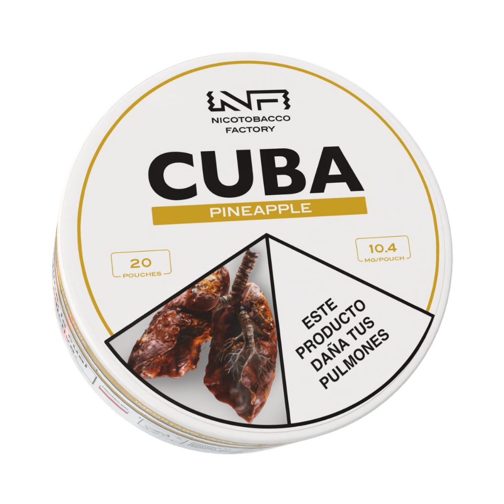 Lata de Cuba Pineapple Nicotine Pouches
