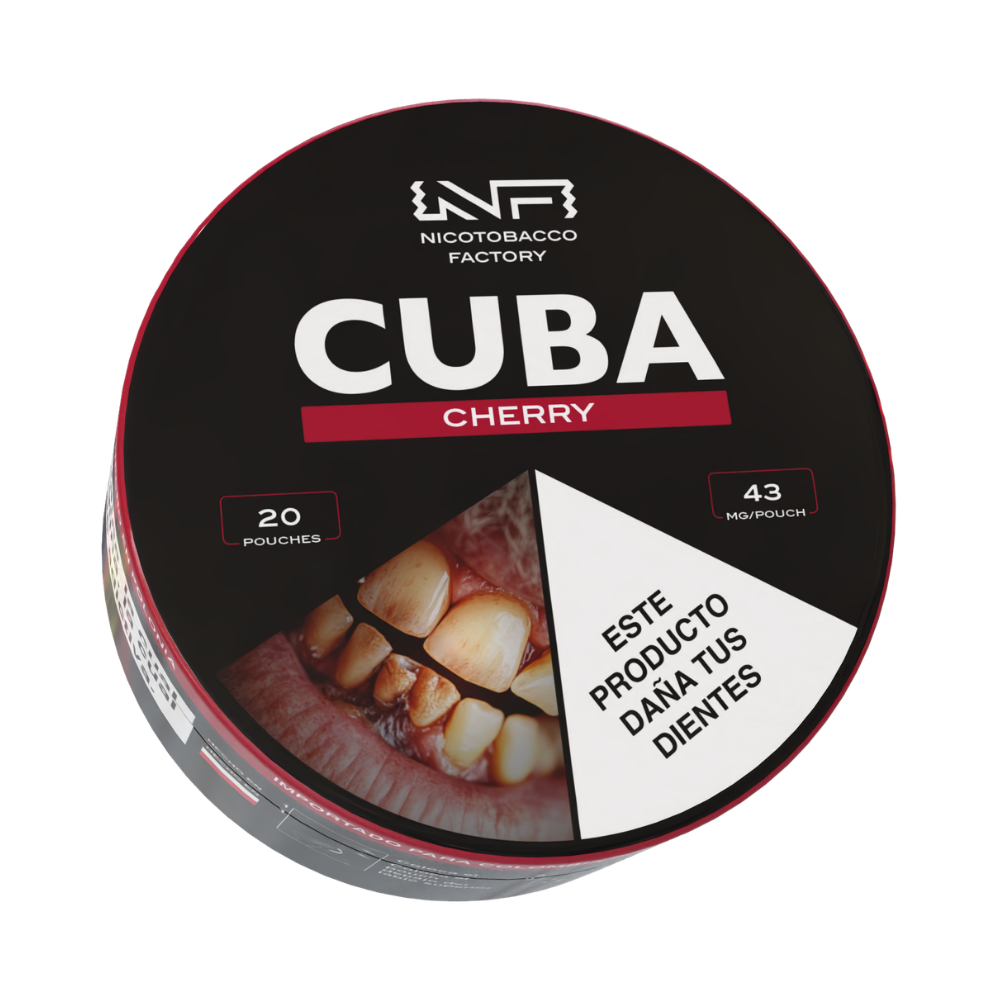 Lata de Cuba Cherry Nicotine Pouches