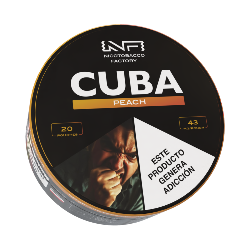Lata de Cuba Peach Nicotine Pouches