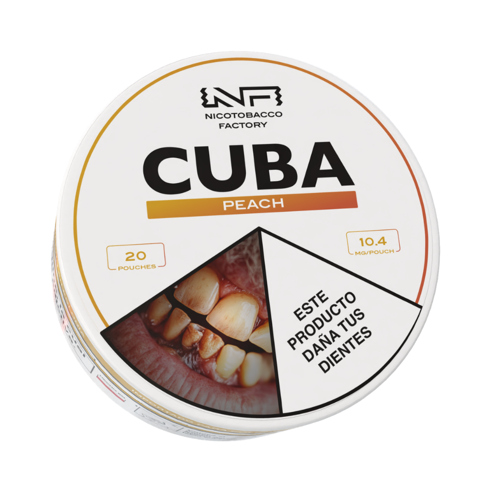 Lata de Cuba Peach Nicotine Pouches