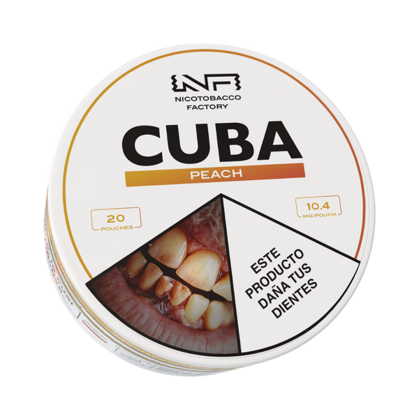 Lata de Cuba Peach Nicotine Pouches